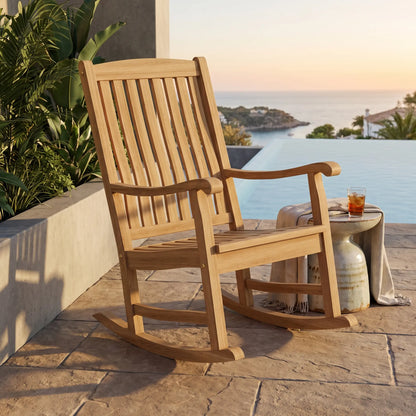 Anderson Teak Modern Rocking Armchair