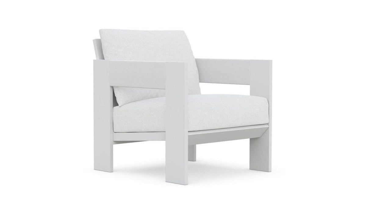 Mykonos Club Chair, White Mist