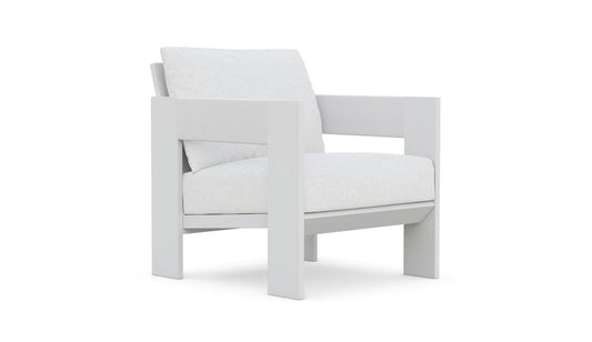 Mykonos Club Chair, White Mist