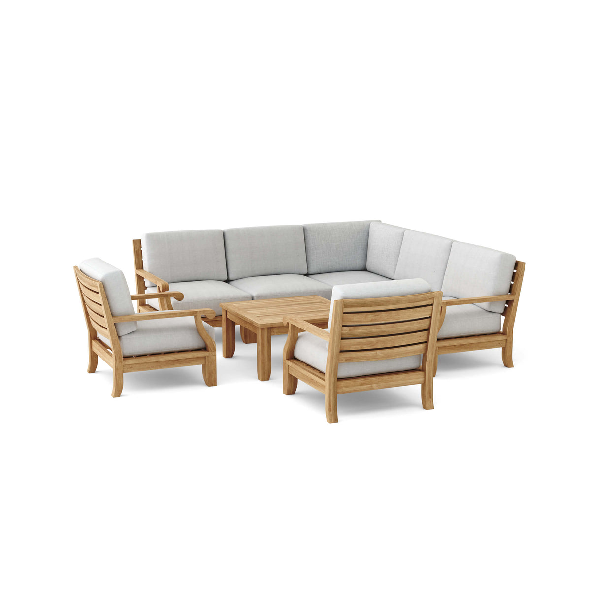 Anderson Teak Riviera 8-Piece Modular Set