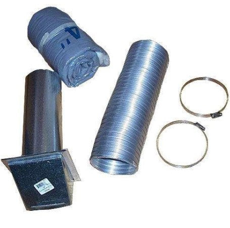 Napoleon 111KT fireplace outside air kit with duct and clamps for Bayport, Oakville, Westport, Zen, and Ascent gas fireplaces