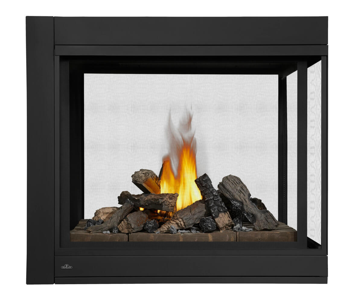 napoleon-bhd4pn-ascent™-multi-view-3-sided,-log-set,-direct-vent-natural-gas-fireplace