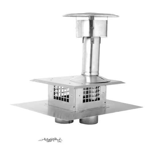 Napoleon GDI-223 stainless steel roof terminal for direct vent gas fireplaces