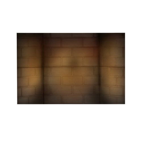 Napoleon NZ8TBK traditional brick decorative panels with a classic running bond pattern for High Country 8000 fireplaces.