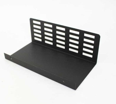 Napoleon W320-0011M matte black steel blower guard with slotted ventilation for the EP62 fireplace.