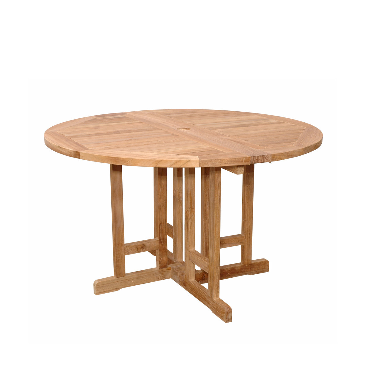 Anderson Teak Butterfly 47" Round Folding Table