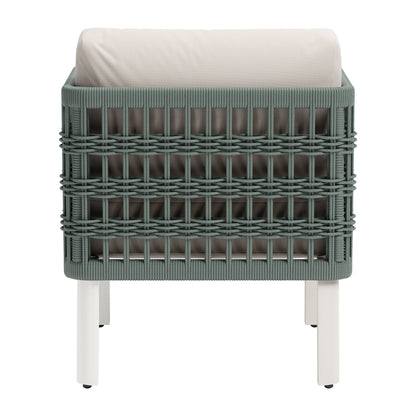 Bridgehampton Outdoor Patio Armchair, White