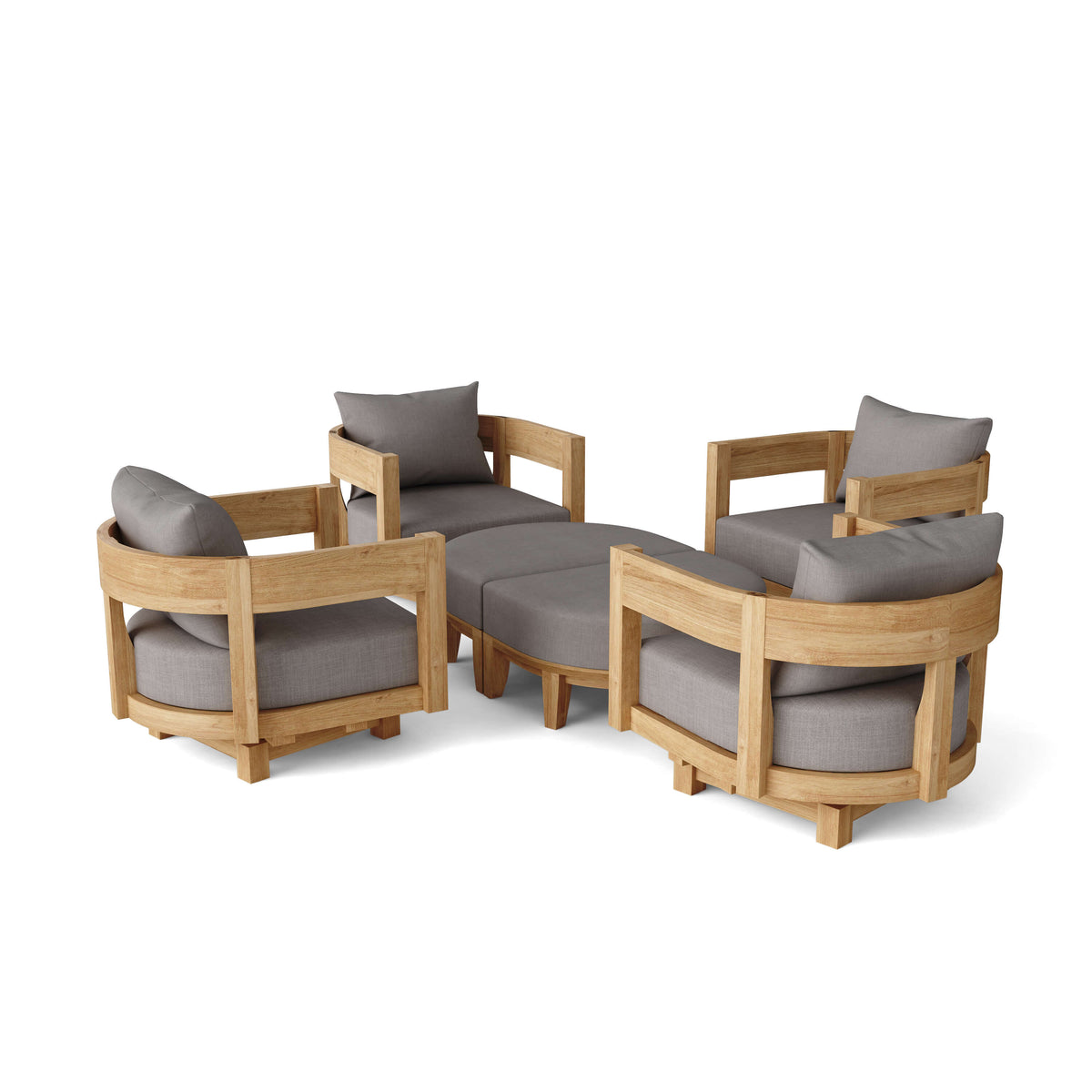 Anderson Teak Coronado 6-Piece Deep Seating Set