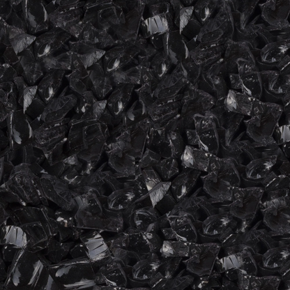The Outdoor Plus Black Glass Fire Media, 25 lb, 1/2 inch to 3/4 inch, model OPT-701