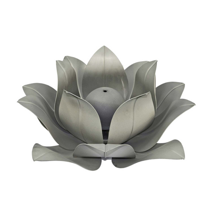 The Outdoor Plus Lotus Flower Burner, 18 inch, Stainless Steel, model OPT-LF