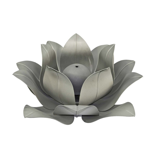 The Outdoor Plus Lotus Flower Burner, 18 inch, Stainless Steel, model OPT-LF