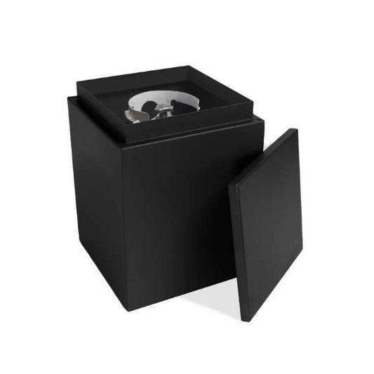 The Outdoor Plus Propane Tank Enclosure, Square, Powder Coat, Black, model OPT-LPHIDEPC-BLK