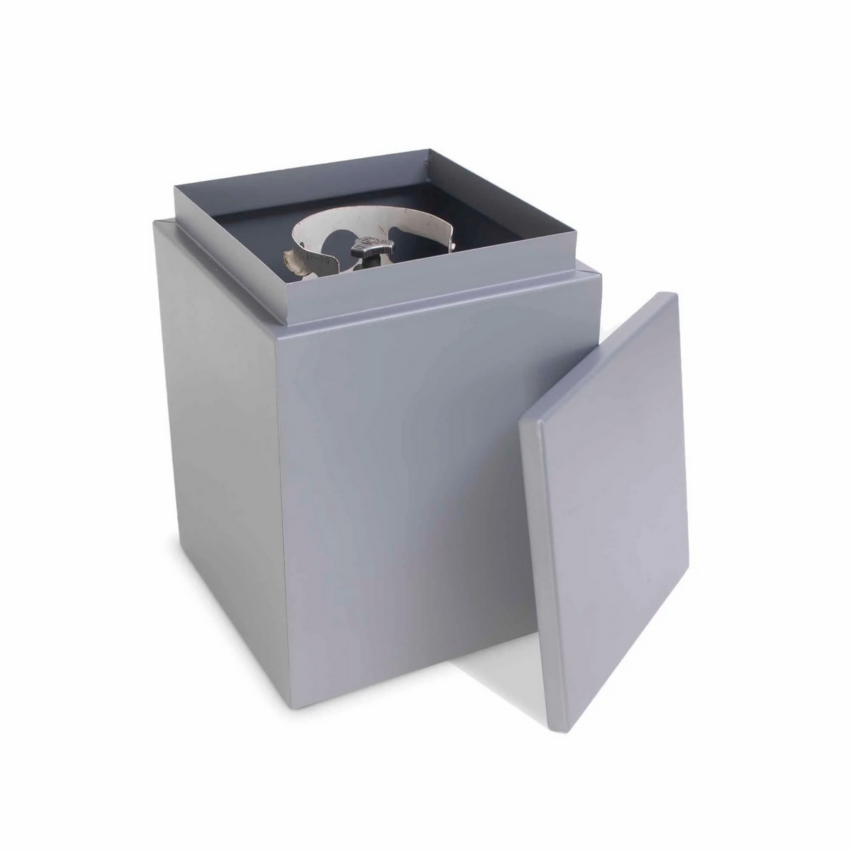 The Outdoor Plus Propane Tank Enclosure with Removable Top, Powder Coated, model OPT-LPHIDEPC, view 3