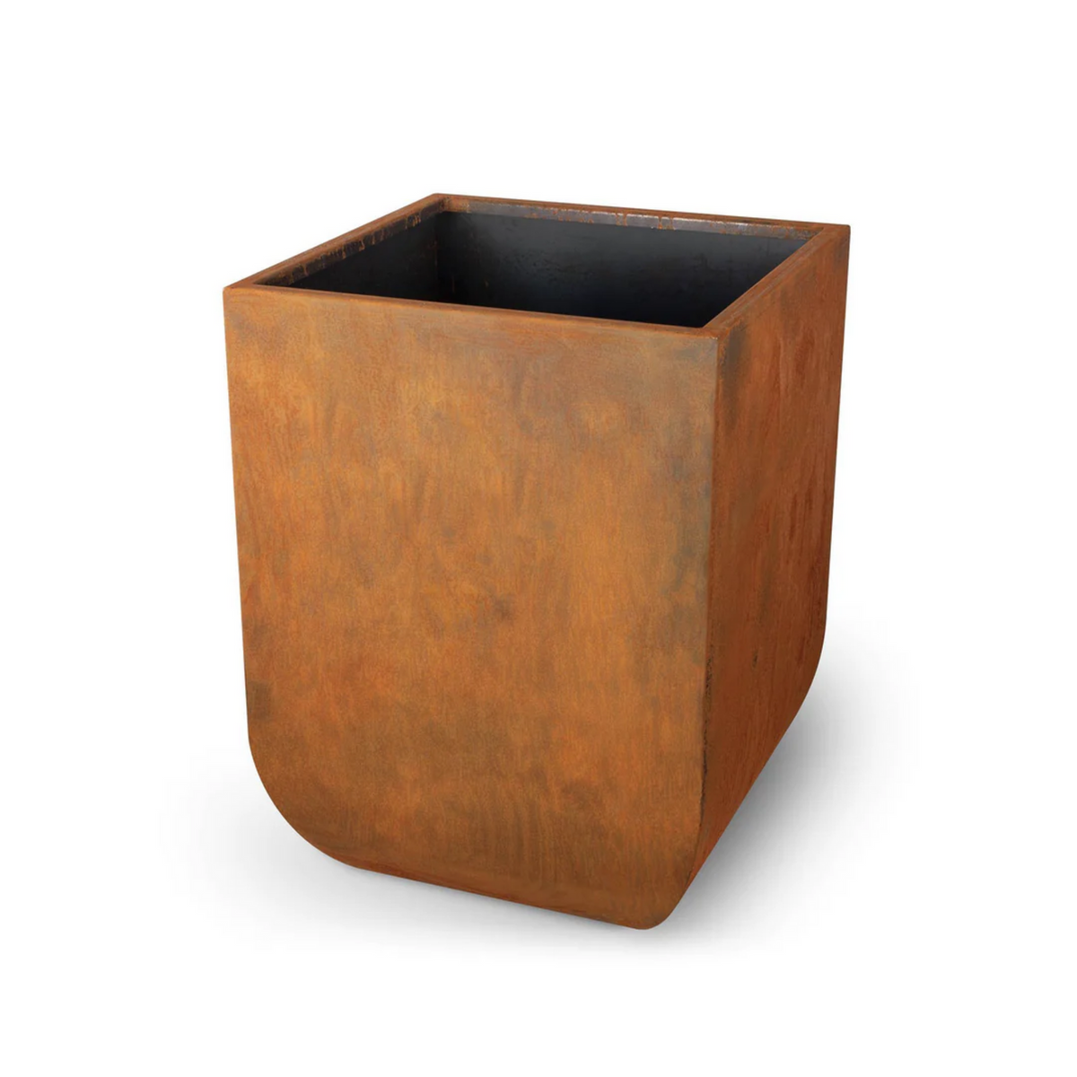 The Outdoor Plus Tuscon Planter, 26 inch x 26 inch, Vertical, Corten Steel, model OPT-PTST2634
