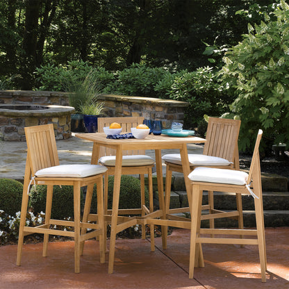 Oxford Garden Islay Teak 36 inch Square Bar Table, view 2