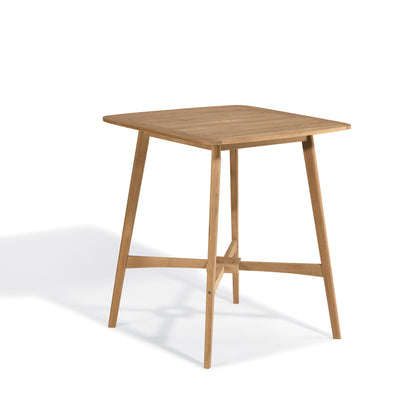 Oxford Garden Islay Teak 36 inch Square Bar Table