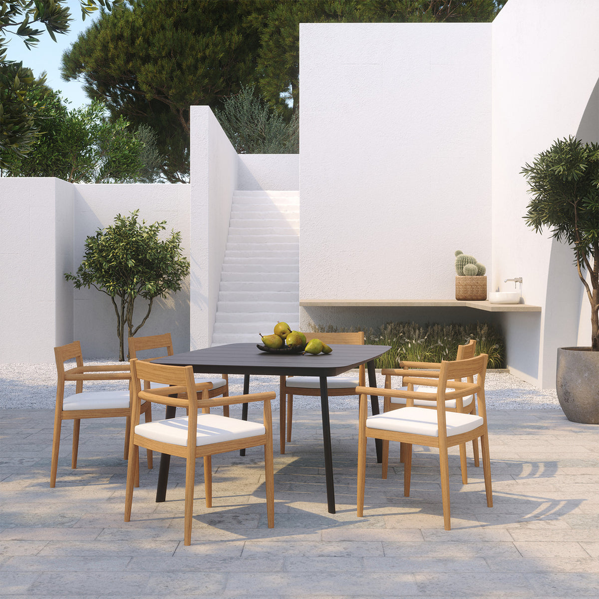 Oxford Garden Lido Teak Armchair, view 3
