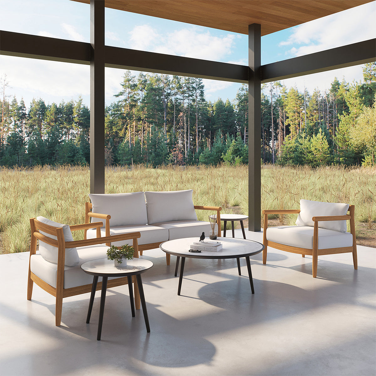 Oxford Garden Lido Teak Club Chair, view 3