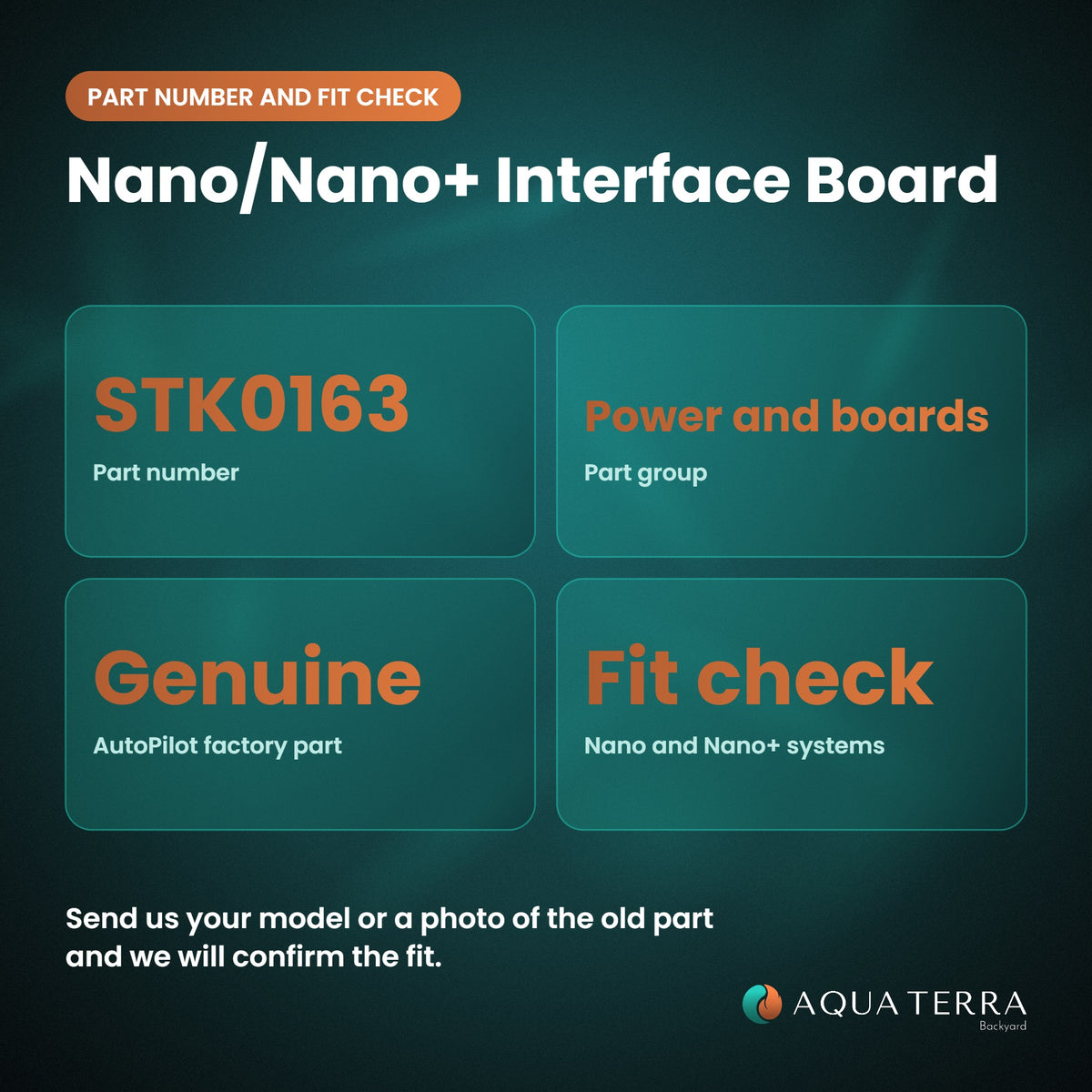 AutoPilot Nano/Nano+ Interface Board, STK0163 part number, rating and fit check