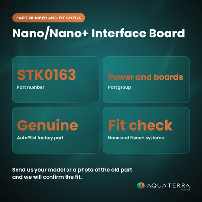 AutoPilot Nano/Nano+ Interface Board, STK0163 part number, rating and fit check