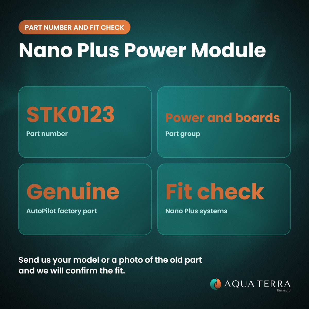 AutoPilot Nano Plus Power Module, STK0123 part number, rating and fit check