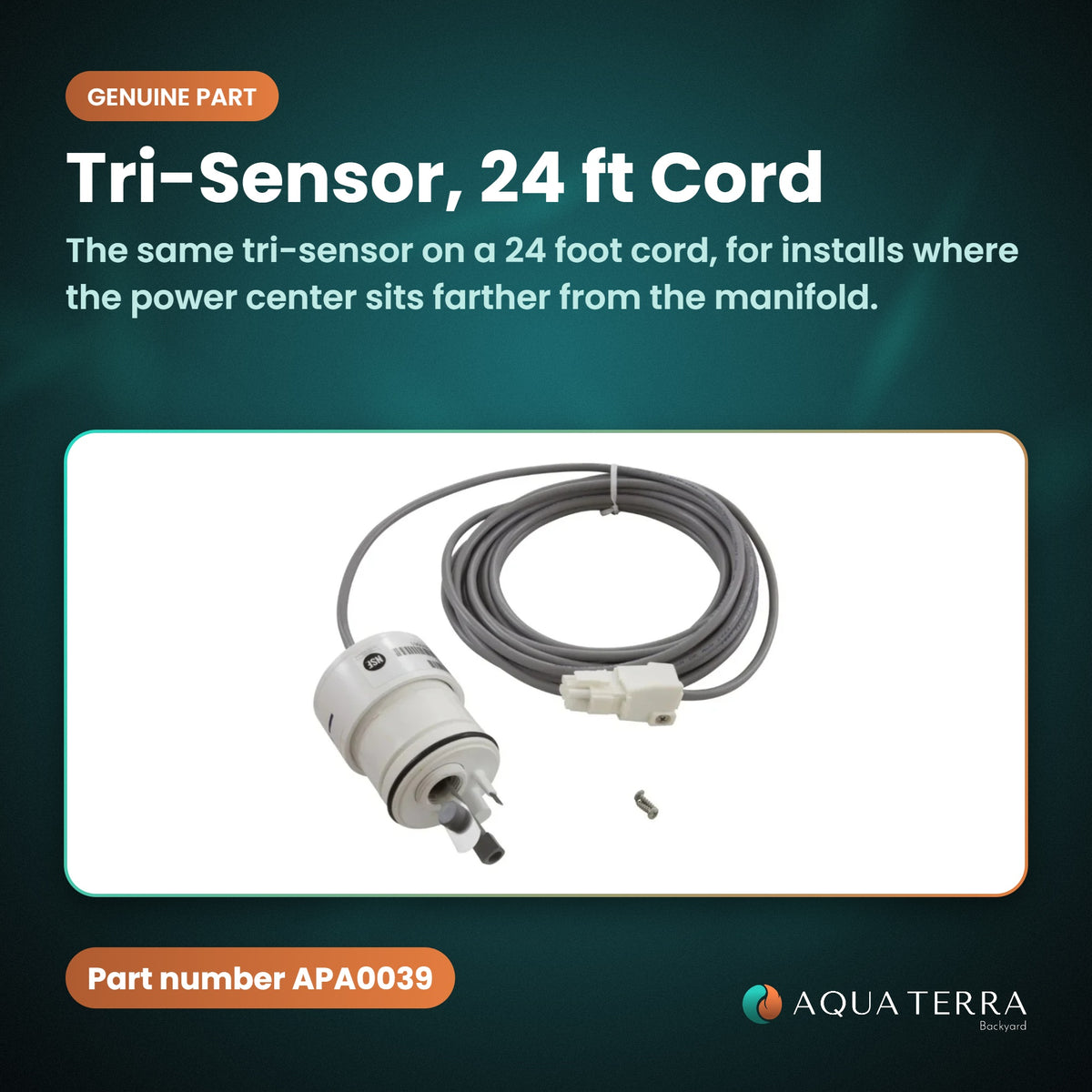 AutoPilot Tri-Sensor, 24 ft Cord, APA0039 genuine part, what it does