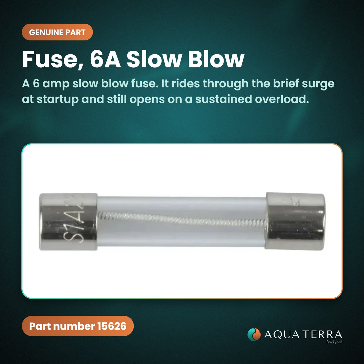 AutoPilot Fuse, 6A Slow Blow, 15626 genuine part, what it does