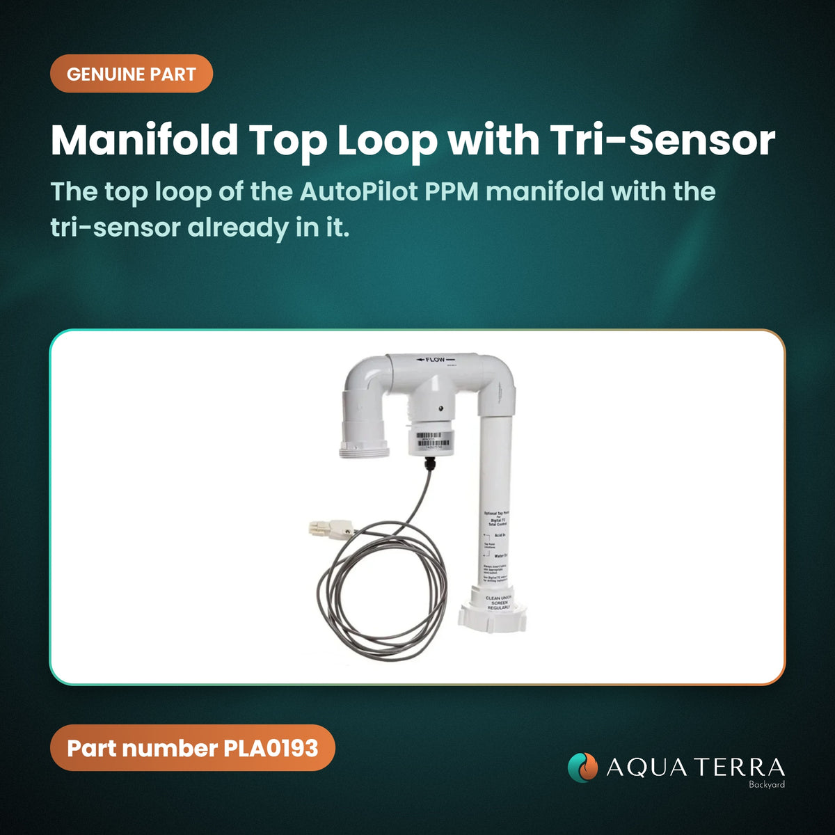 AutoPilot Manifold Top Loop with Tri-Sensor, PLA0193 genuine part, what it does
