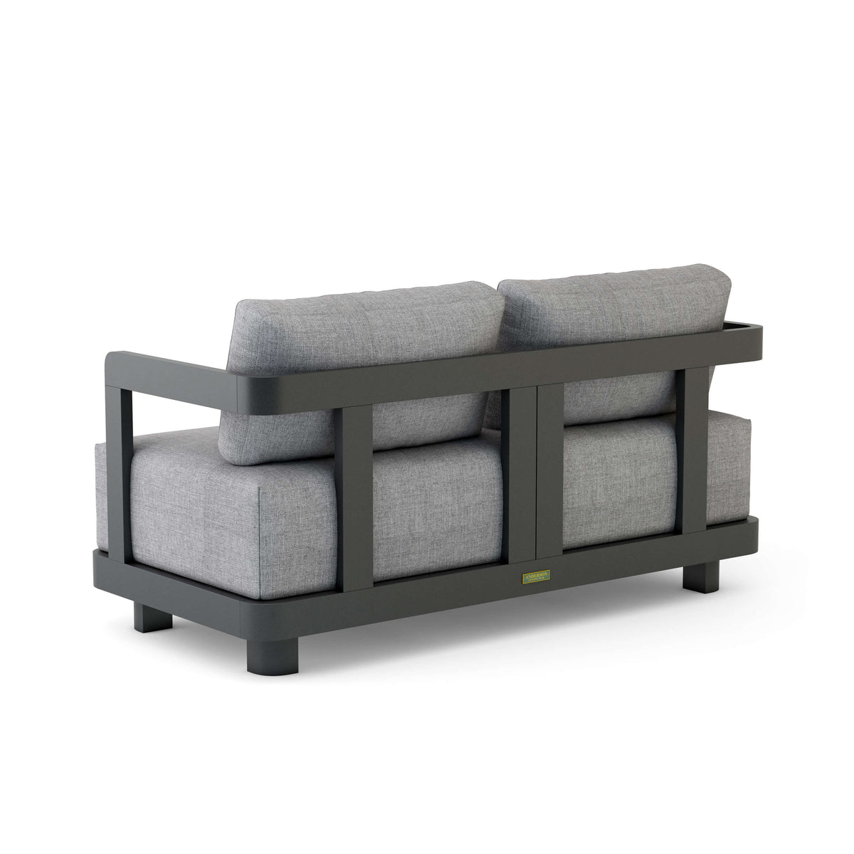 Anderson Teak Granada Deep Seating Aluminum Loveseat