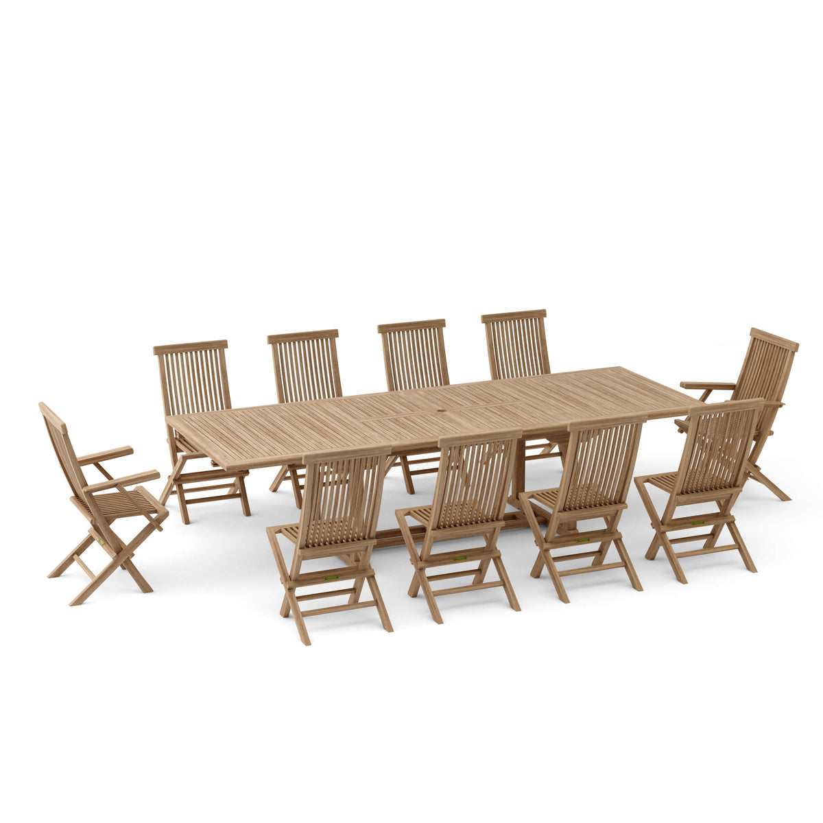 Anderson Teak Valencia Classic 11-Piece Dining Set