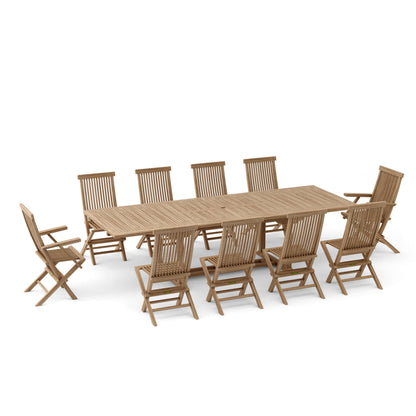 Anderson Teak Valencia Classic 11-Piece Dining Set