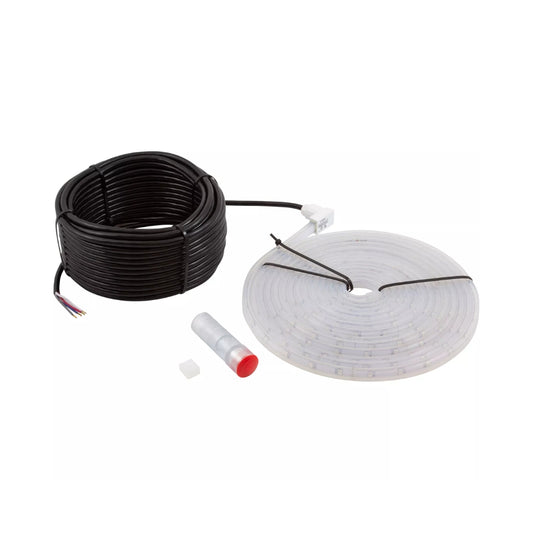 PAL Lighting LED Perimeter Light, RGB, Reverse Gland, 20 ft, 4th Gen, 24V DC, 79 ft Cord, Wall Fitting, model 42PLOPRGRGB2024