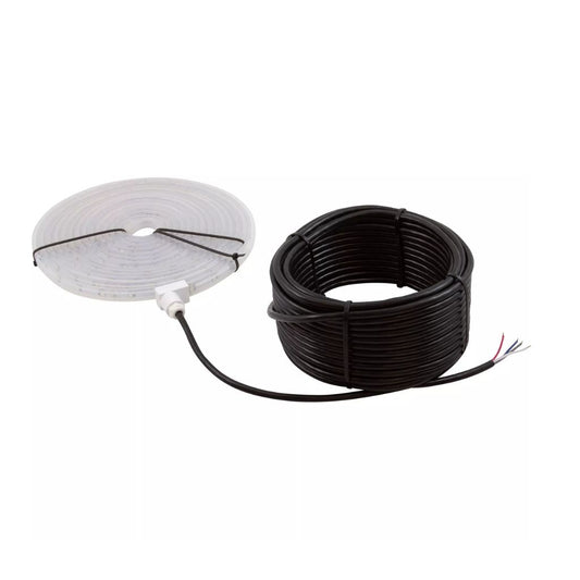 PAL Lighting LED Perimeter Light, RGB, Reverse Gland, 24 ft, 4th Gen, 24V DC, 79 ft Cord, Wall Fitting, model 42PLOPRGRGB2424
