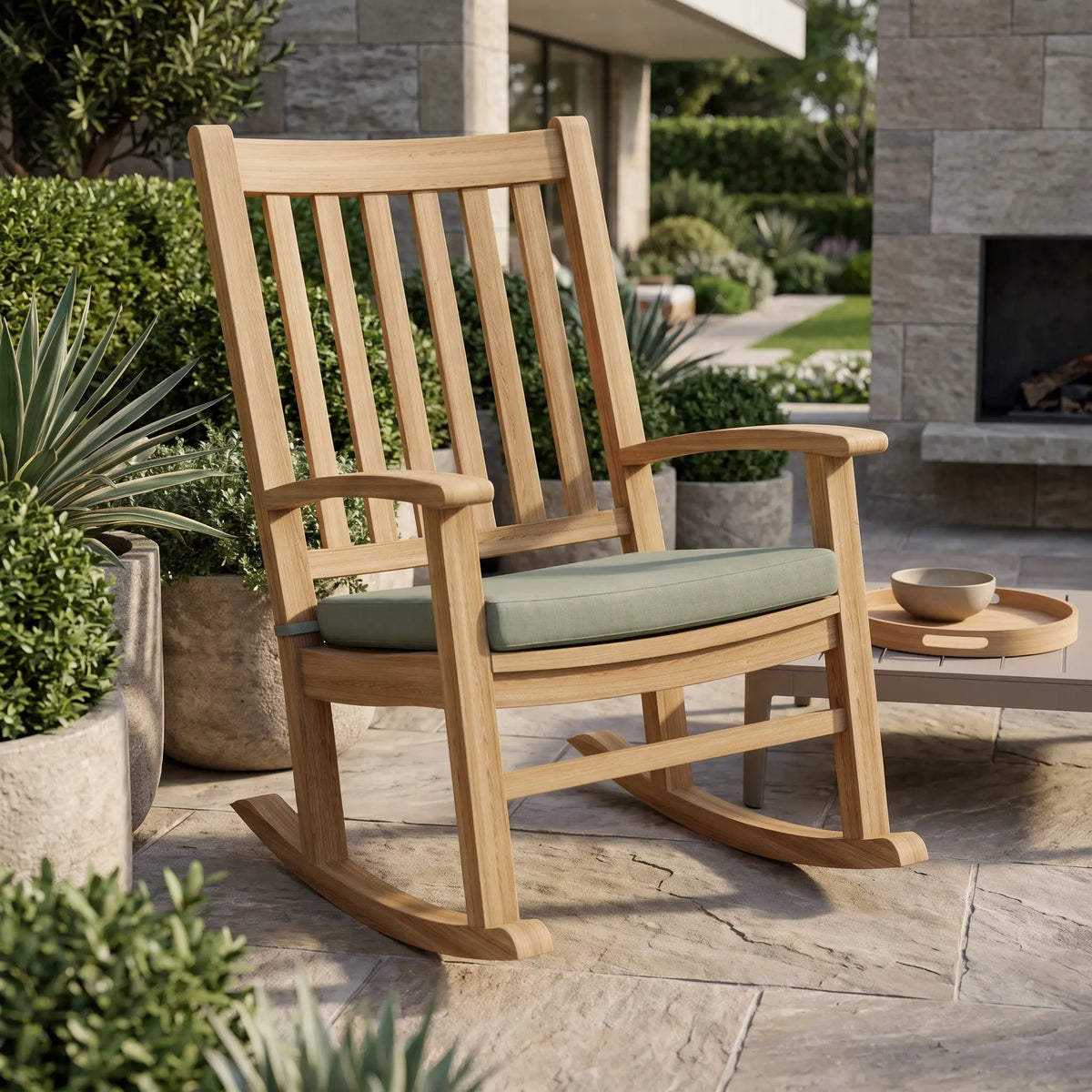 Anderson Teak Palm Beach Rocking Armchair