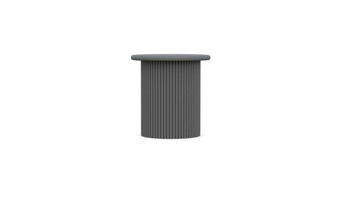 Palma Side Table in Charcoal