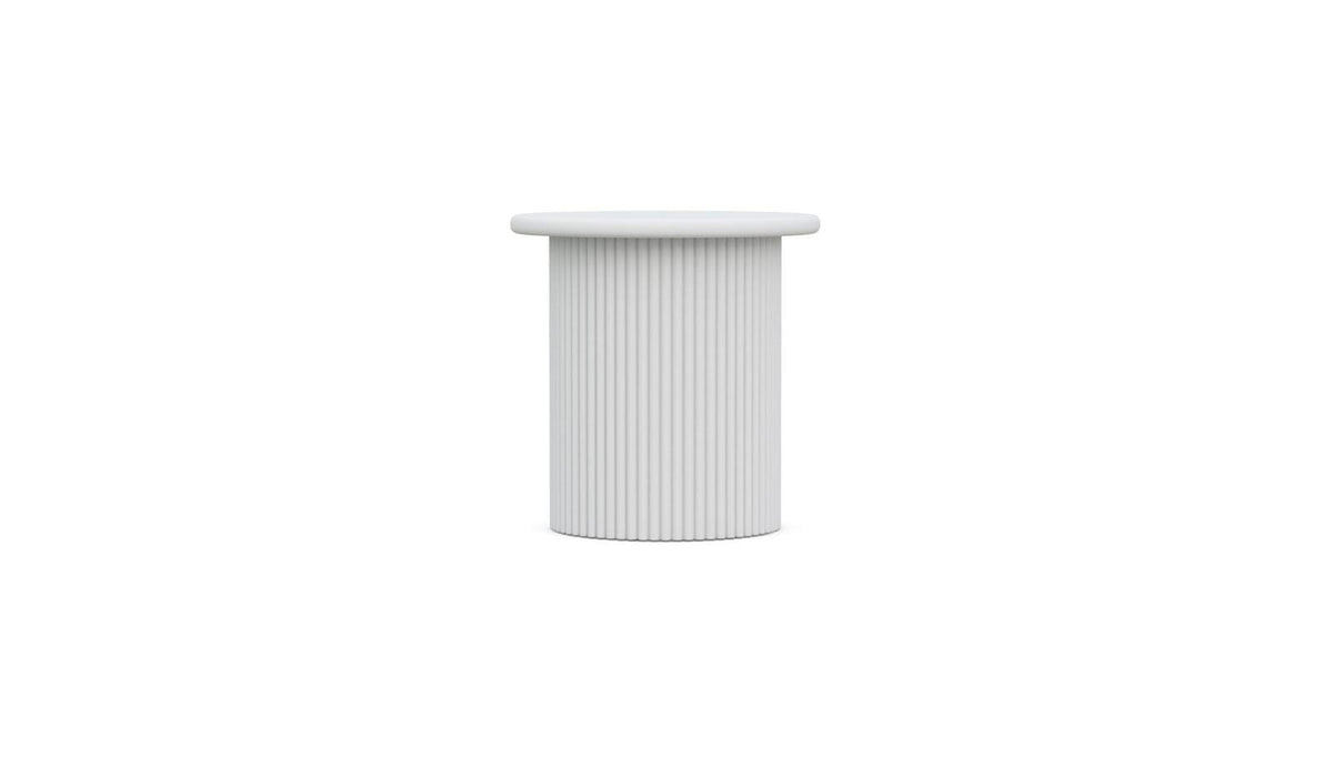 Palma Side Table in White