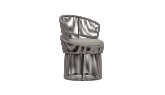 Palma Swivel Dining Chair in Mocha