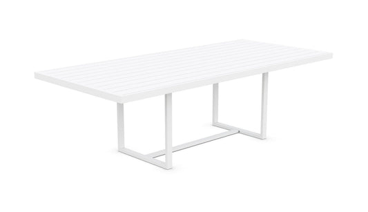 Pavia Rectangular Dining Table 96" in White