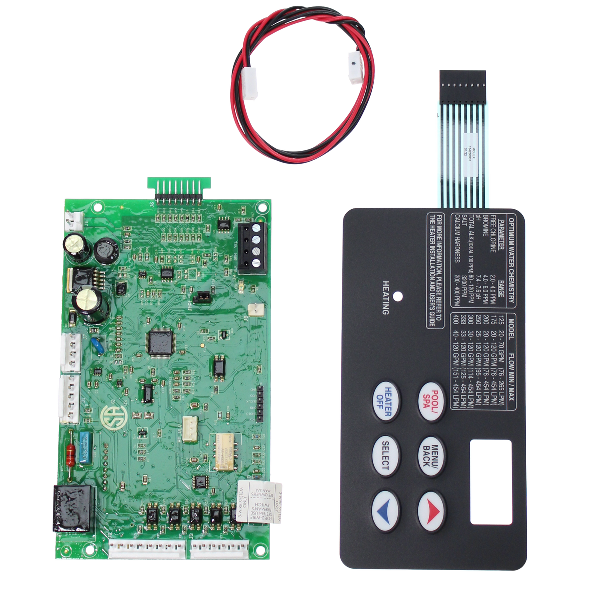 Pentair Control Board with RS485 for MasterTemp and Max-E-Therm Heaters, model 461105