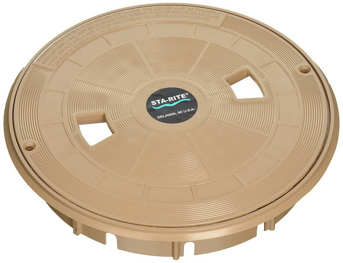 Pentair U-3 Skimmer Lid and Collar Set, Tan, model 86500159