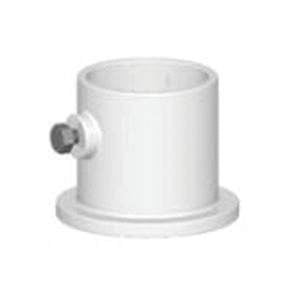 Perma-Cast 3" Ladder Deck Flange 1.90" Tube White Aluminum | PF-2119-L