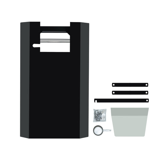PGS Grilling Pedestal Kit, Requires ANB, ALC, or ANC Base Kit, Black Aluminum