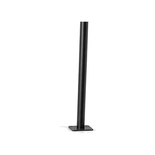 Tara Mod Shade Standard steel shade sail support pole standing on its base plate, shown on a white background