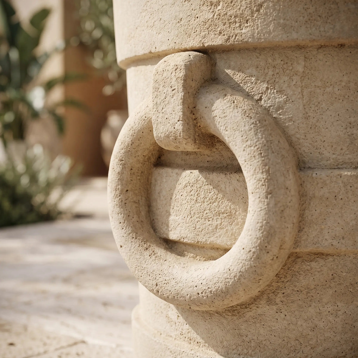 Anderson Teak Pompeii Round Planter