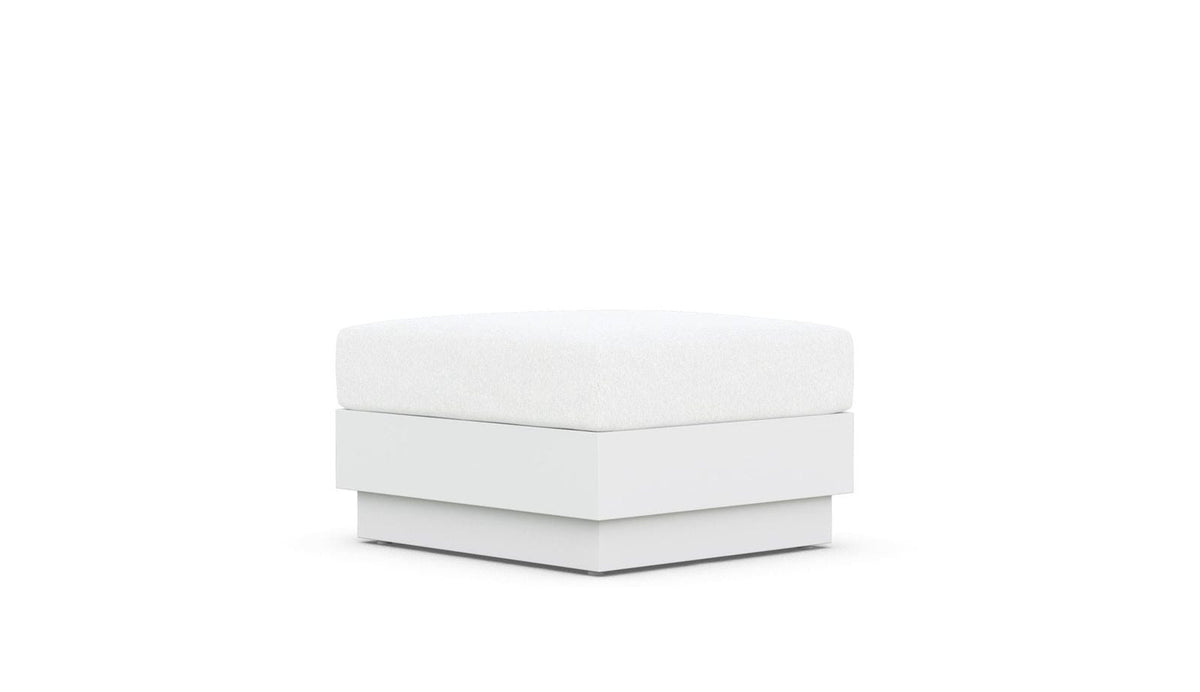 Porto Ottoman in Pearl Gray
