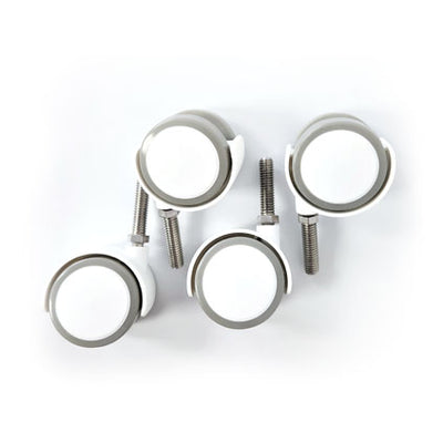 Power Vac replacement caster wheels, set of four, fits all Power Vac pool vacuum models