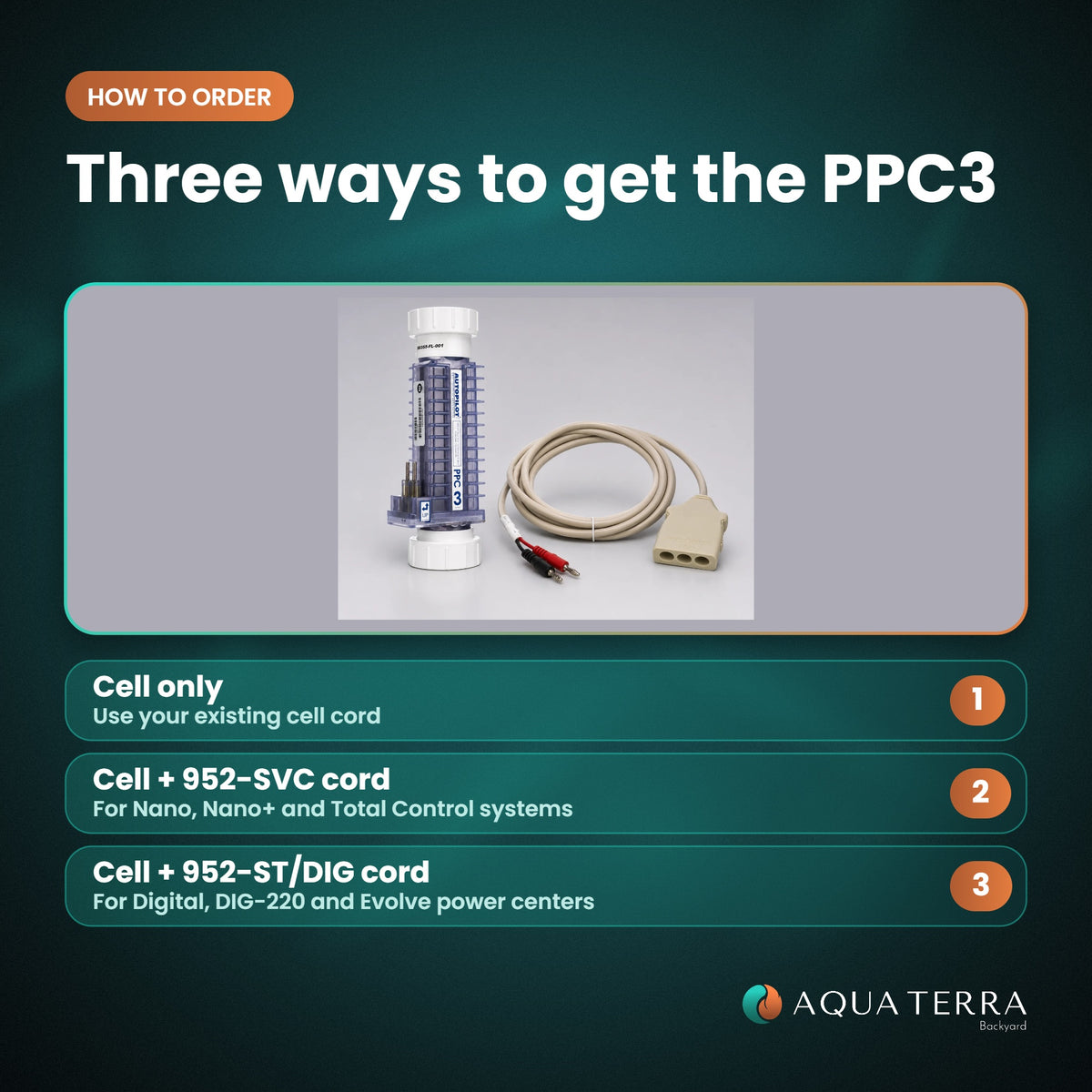 AutoPilot PPC3 salt cell with cell cord options
