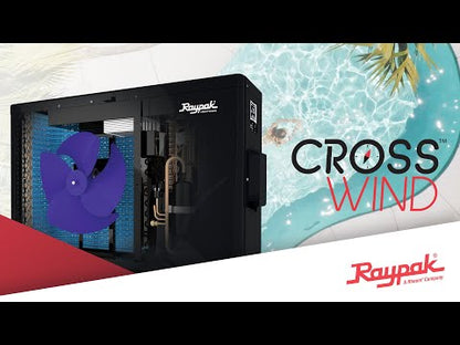 Raypak Crosswind Horizontal Discharge CROSSWIND-65-I-R 61k BTU Titanium Heat Pump