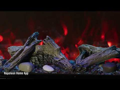 Napoleon NEFB96AB Astound 96 Built-In Electric Fireplace