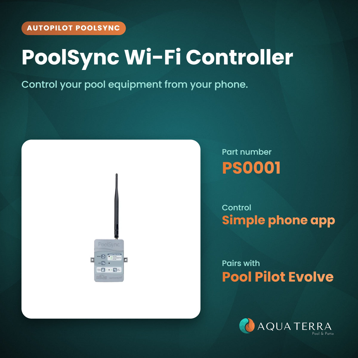 AutoPilot PoolSync PS0001 overview card